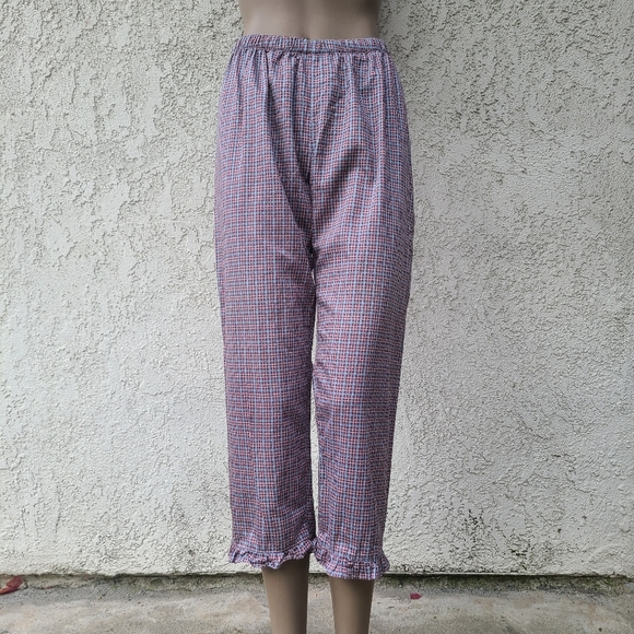 Checkered Pajama Pants and Top Set - Picture 6 of 8